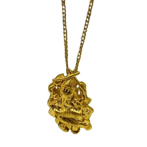 Pendentif Ganesh Or Jaune 22 Carats