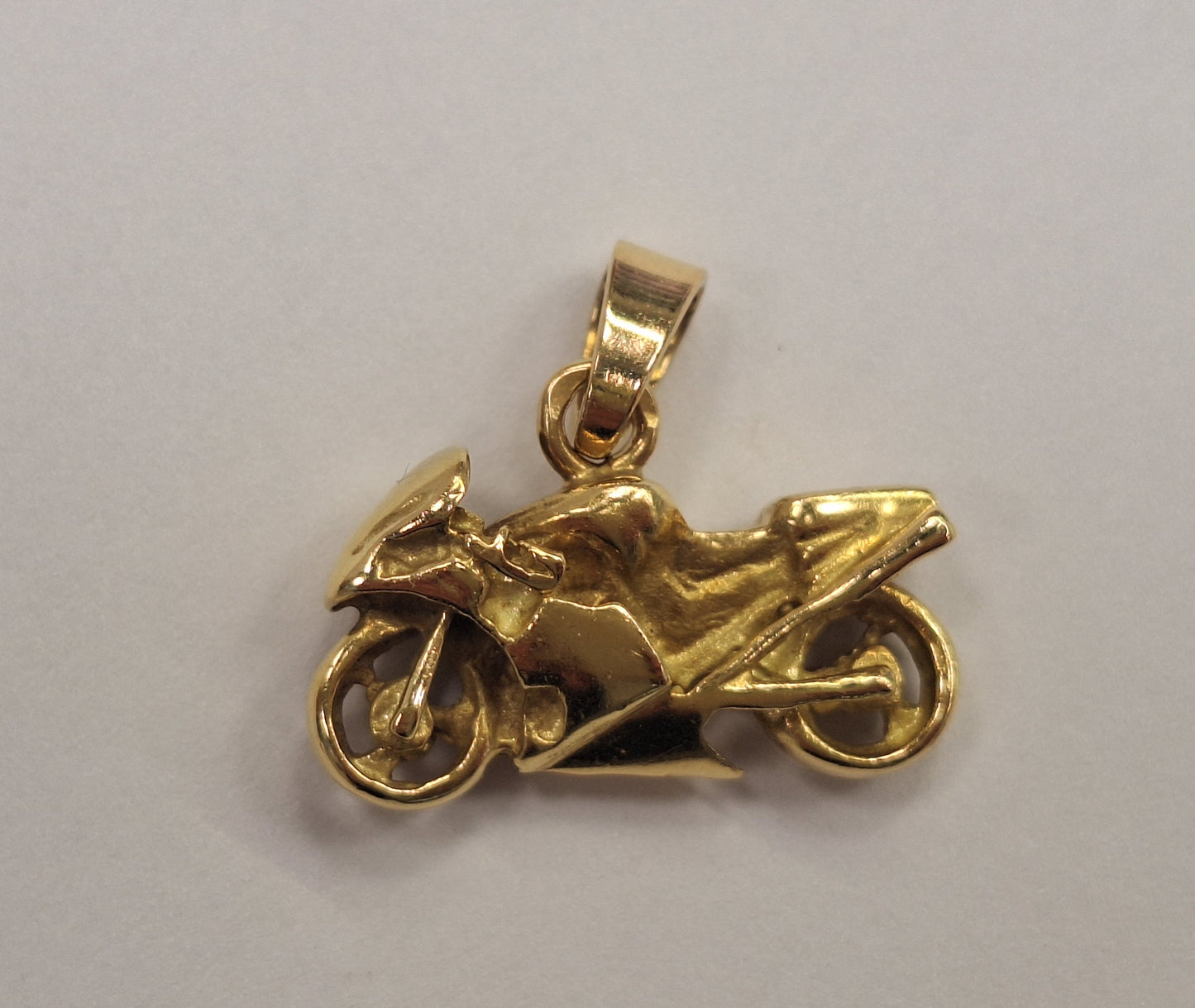 Pendentif Moto en Or Jaune