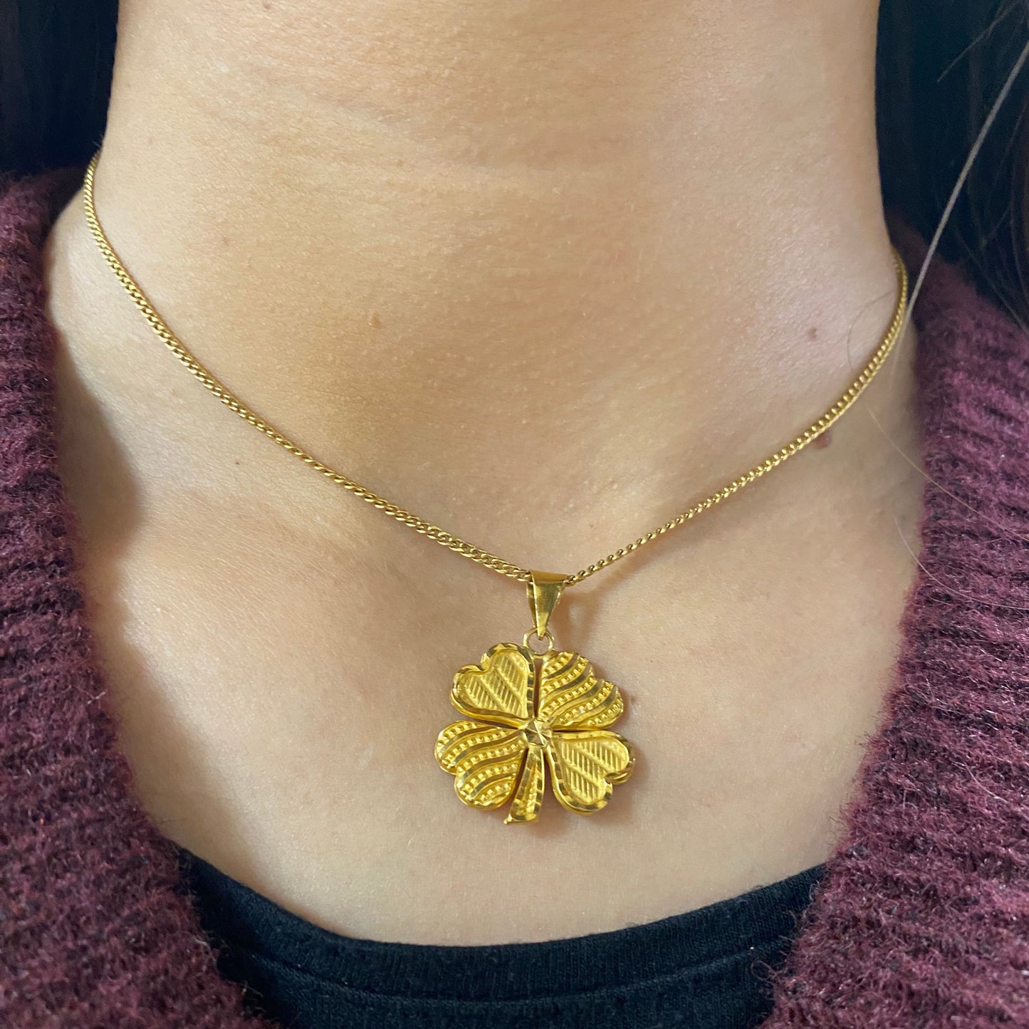 Pendentif Médaille en Or Jaune 22K 1.99 Grs