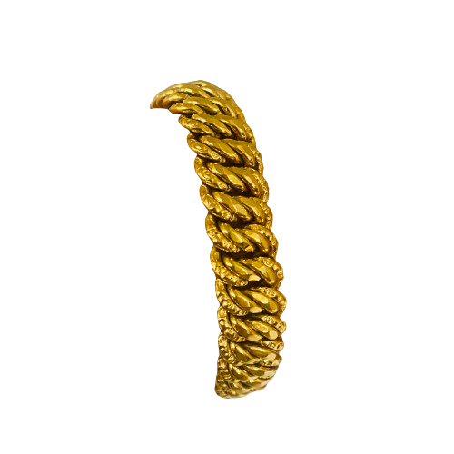 Bracelet maille américaine en Or jaune 18K 27,97g