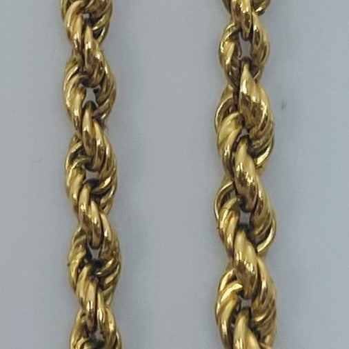 Collier maille corde