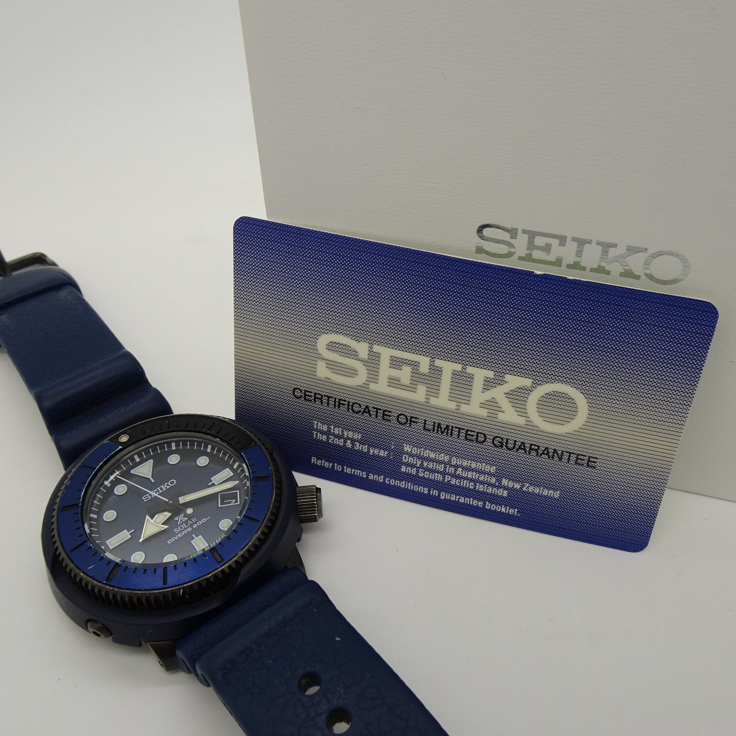 Montre Seiko Prospex Solaire Tuna Street Series Bleue