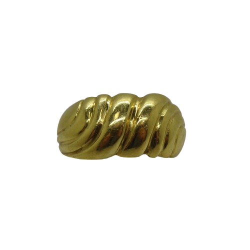 Jonc en Or Jaune 18K Taille 52