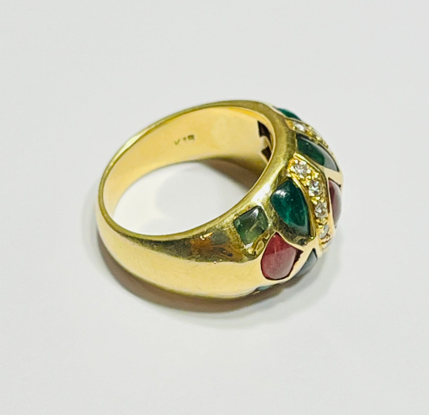 Bague Tourmaline et Diamants