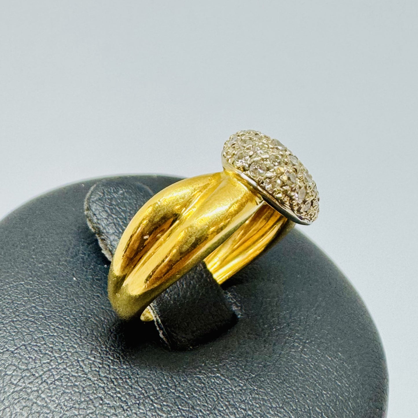 Bague Or Jaune avec Diamants