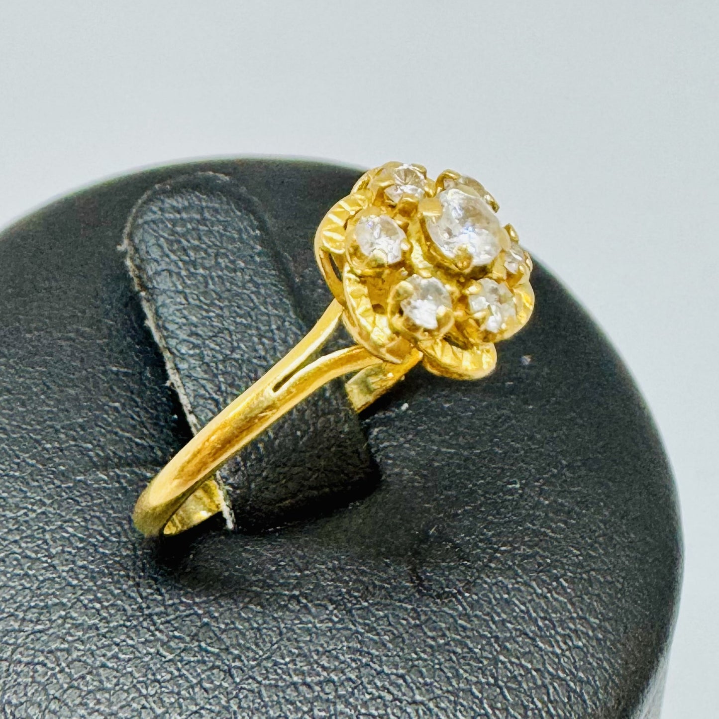 Bague Chou en Or Jaune avec Oxyde