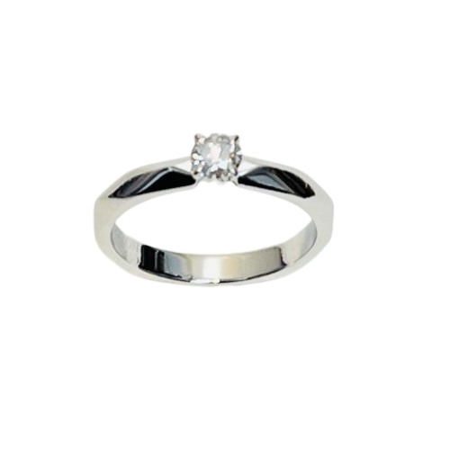 Bague Boucheron avec diamant solitaire 0,20ct