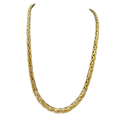 Collier or Maille Palmier en chute