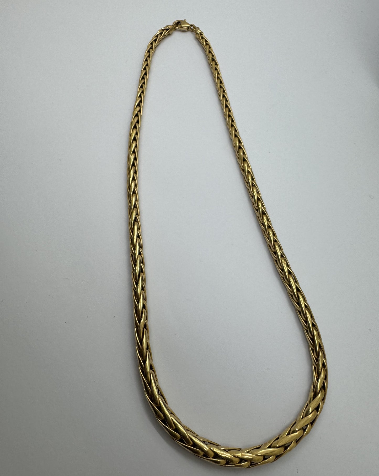 Collier or Maille Palmier en chute