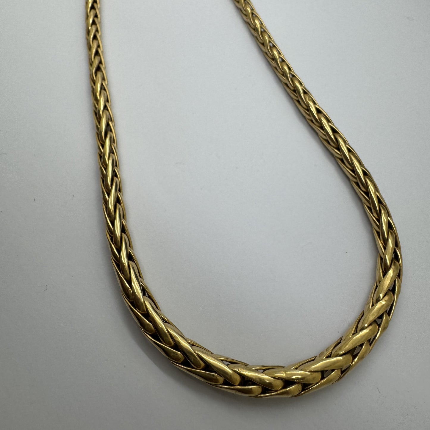 Collier or Maille Palmier en chute