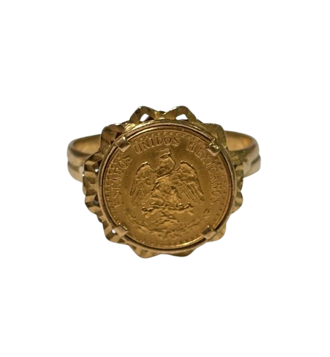 Bague Camée en Or Jaune 18 Carats T.62