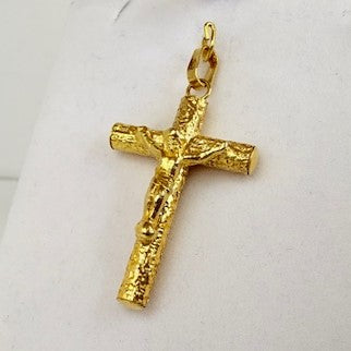 Pendentif Croix en Or Jaune