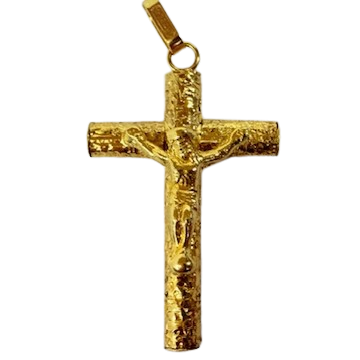 Pendentif Croix en Or Jaune