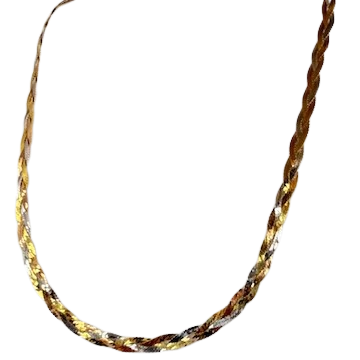 Collier Tressé 3 ors