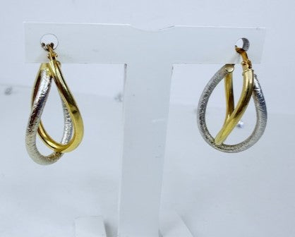 Boucles d'Oreille pendantes 2 ors