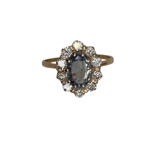 Bague Marguerite Or Jaune 18K Taille-60