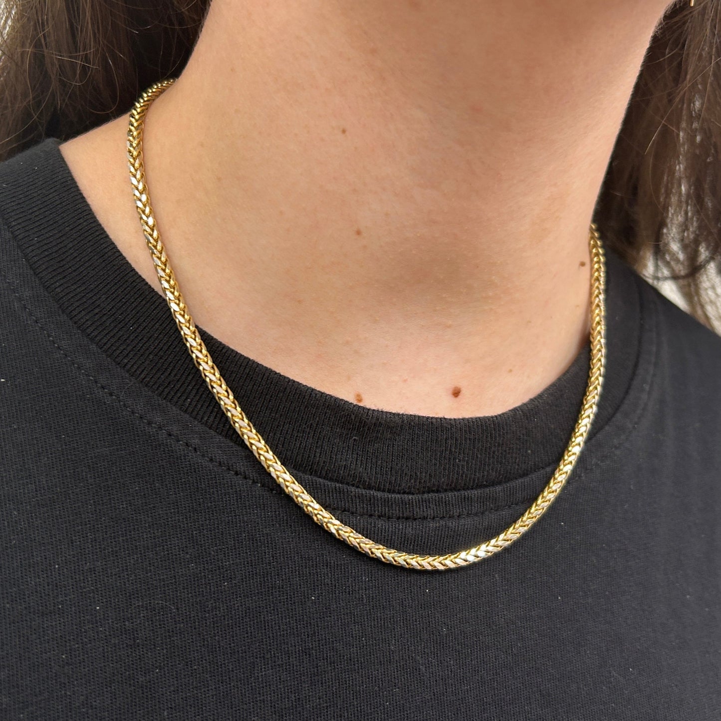 Collier Ras du Cou en Or Jaune 18K 12.12 Grs