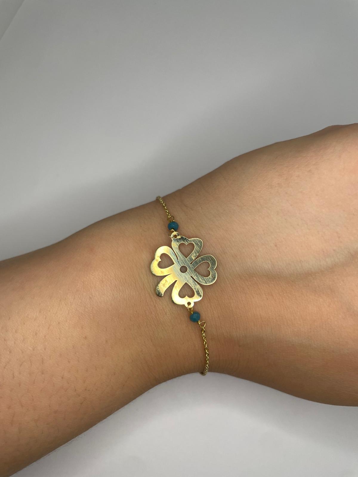 Bracelet chaîne fine en or jaune 18K 2.46 Grs