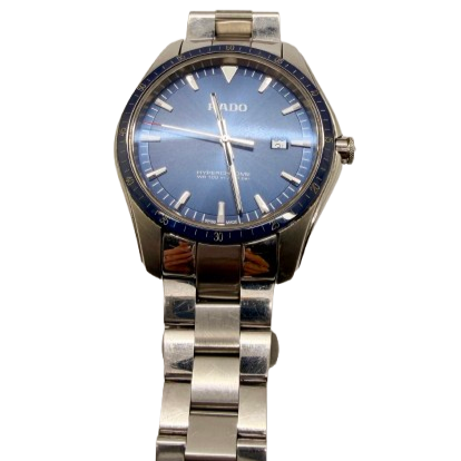 Montre Rado HyperChrome Quartz Acier Bleu 45mm