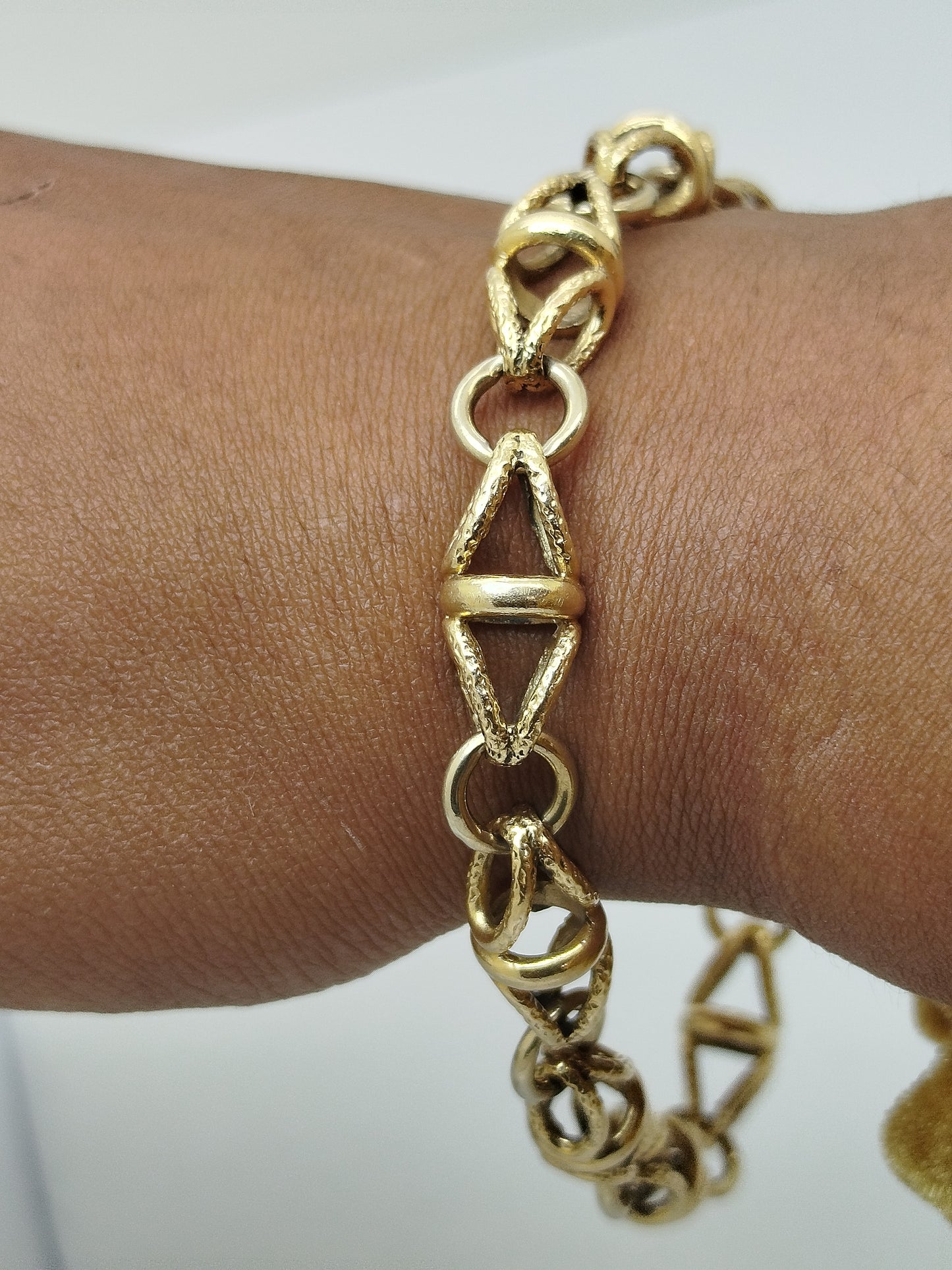 Bracelet Fantaisie en Or Jaune 18K 32.19 Grs