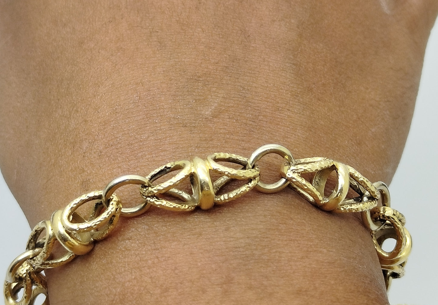 Bracelet Fantaisie en Or Jaune 18K 32.19 Grs