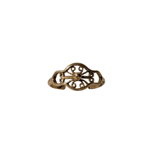 Bagues anciennes en or jaune 18 carats Taille-52