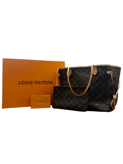 Sac à main Louis Vuitton Nerverfull MM en cuir marron