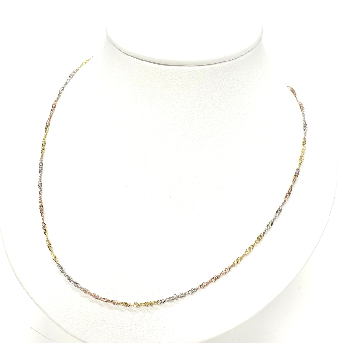 Collier Chaîne Torsadée Or 18k - 2.22 Grs