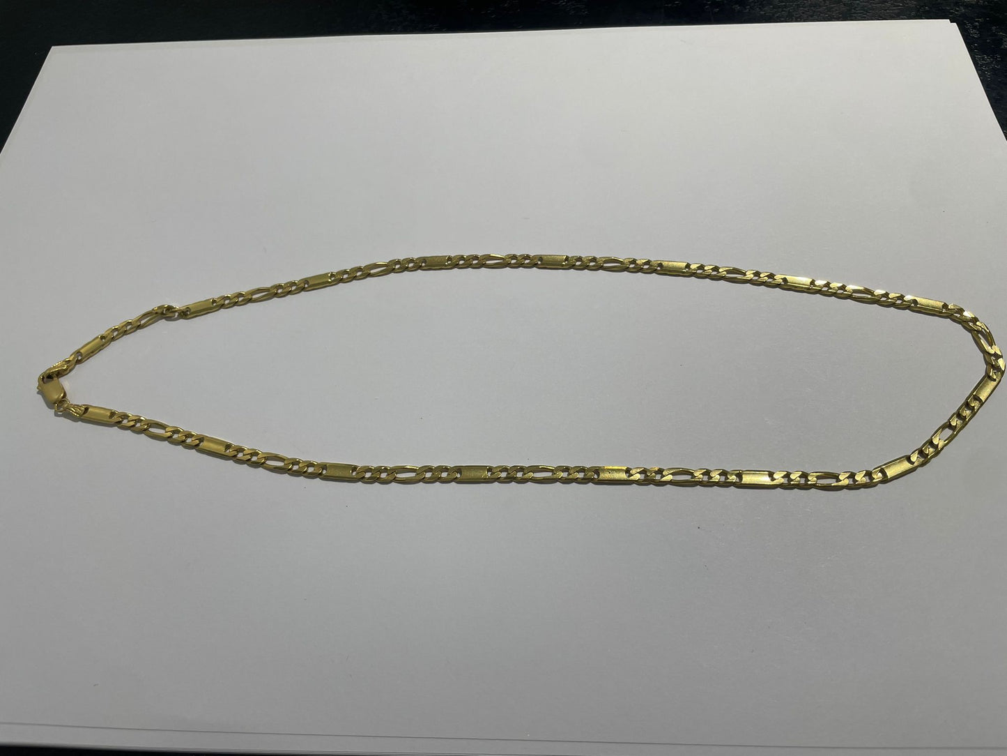 Collier en or jaune figaro 18K 22.8 Grs