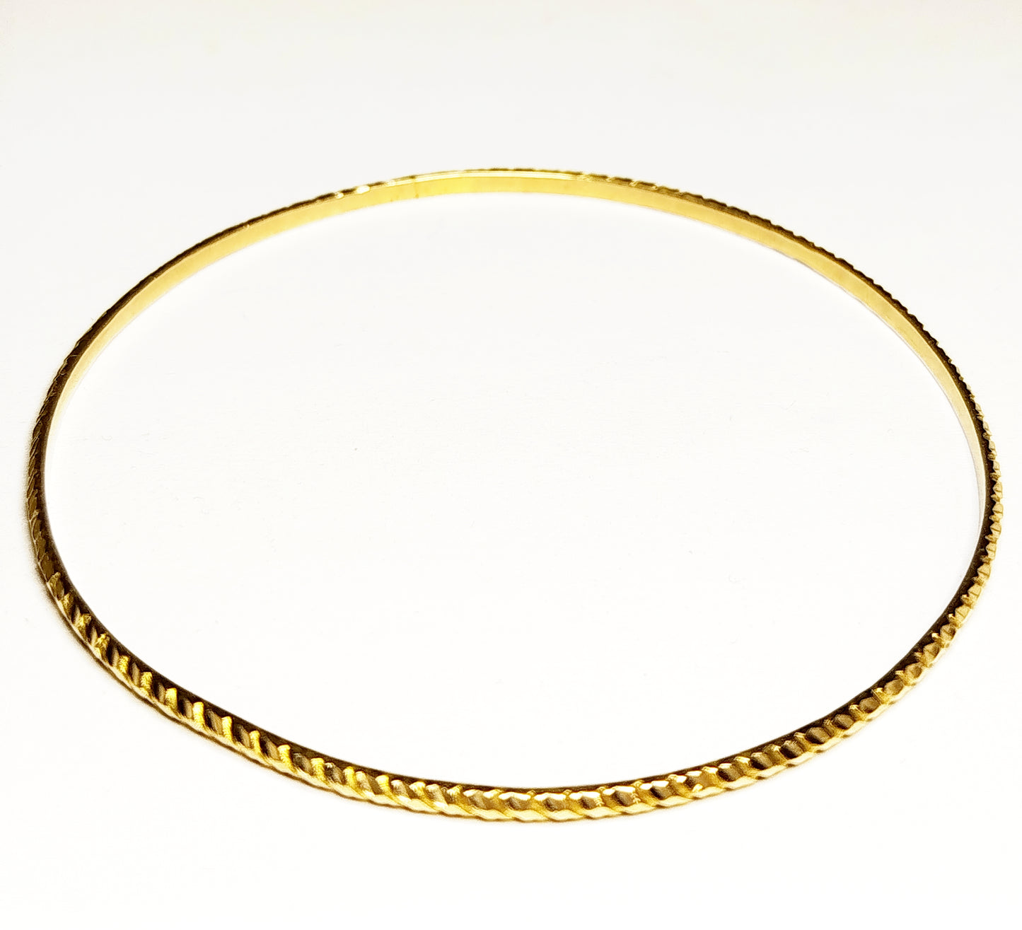 Bracelet Jonc en Or Jaune 18K 7.74 Grs