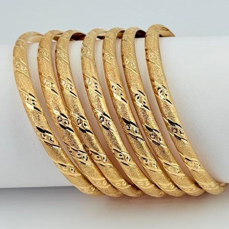 Bracelet Jonc Or Jaune 18K 45.94 Grs