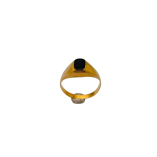 Chevalière en or jaune 18K Taille-53