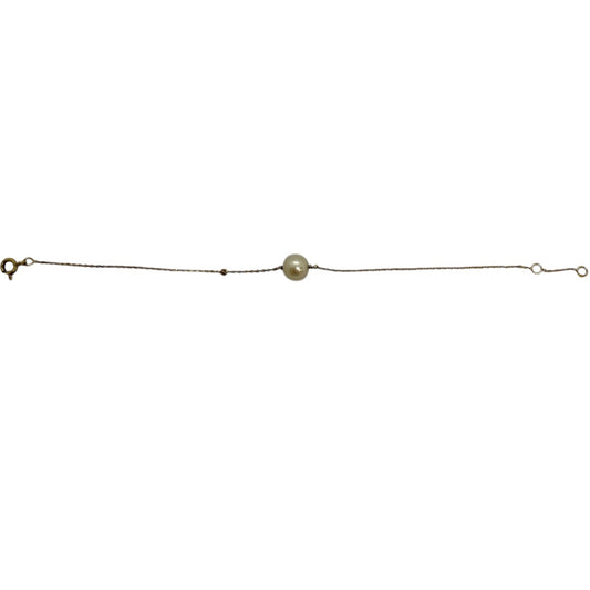 Bracelet fantaisie en or jaune 18K 1.66 Grs