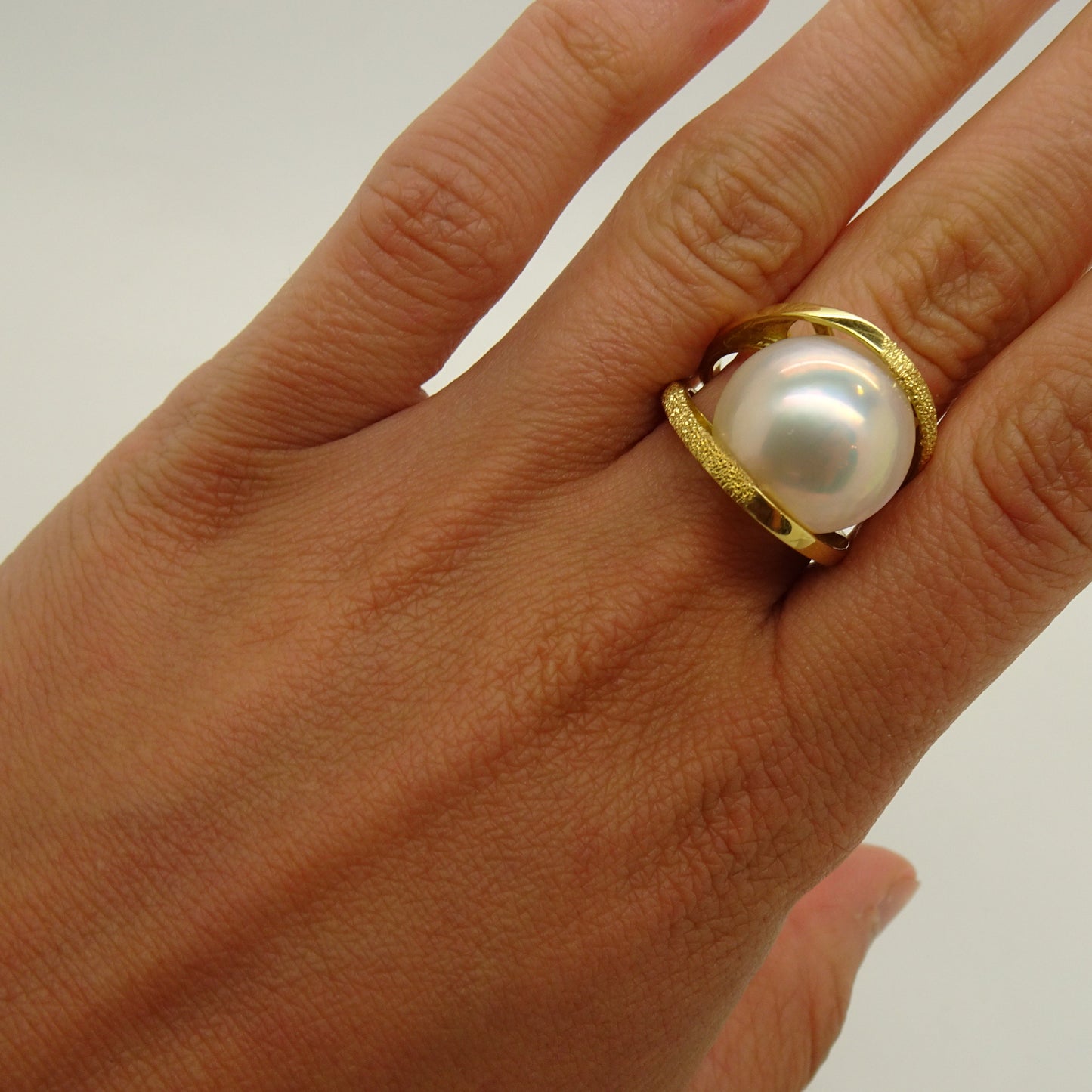 Bague Or Jaune 18K Taille-54
