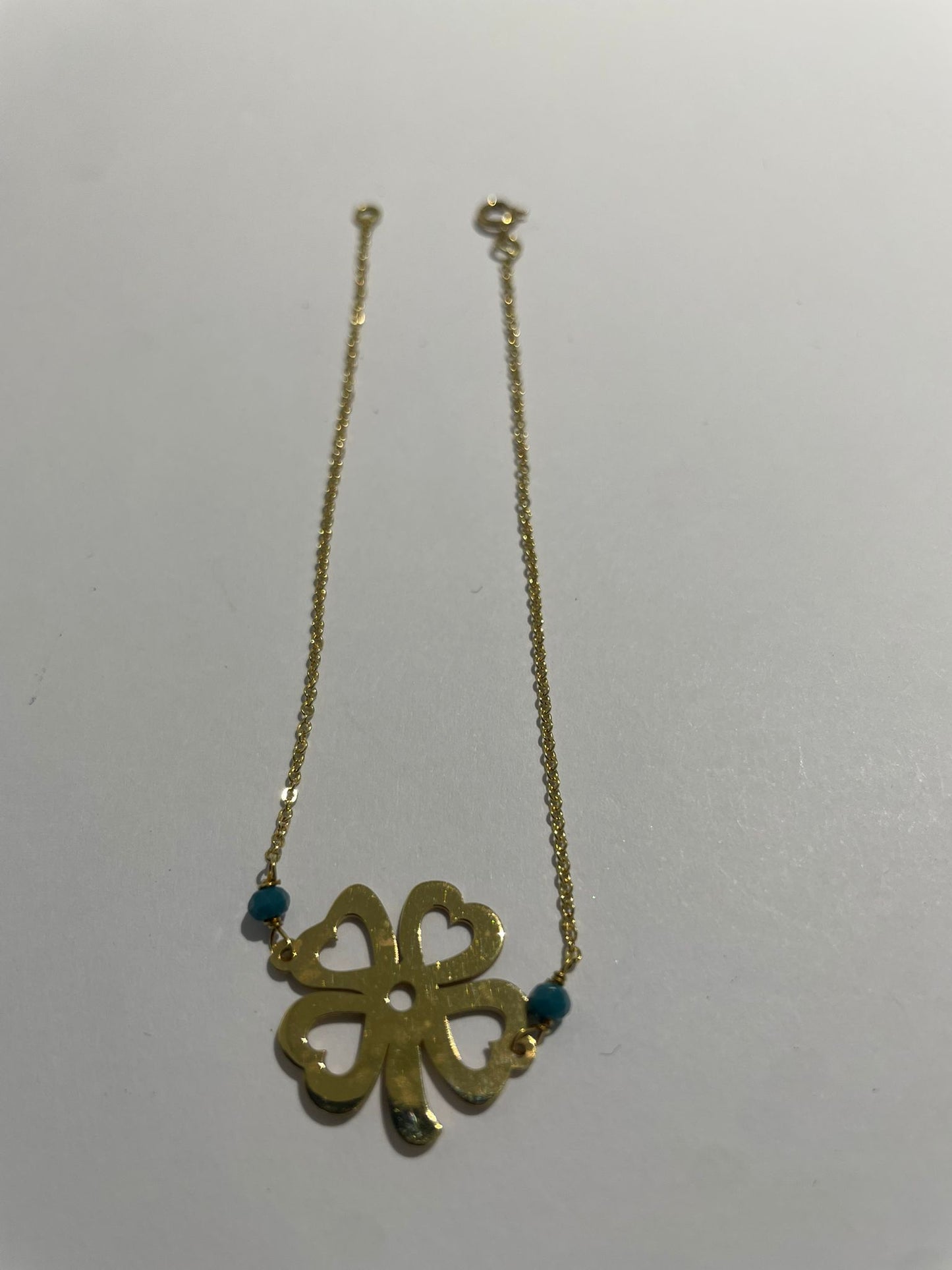 Bracelet chaîne fine en or jaune 18K 2.46 Grs