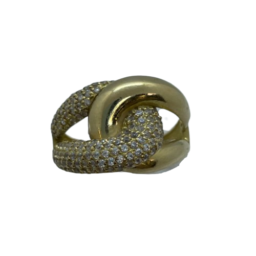 Bague en Or Jaune 18K Taille-55
