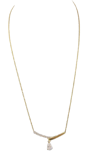 Collier Princesse en Or Jaune 18K 2.02 Grs