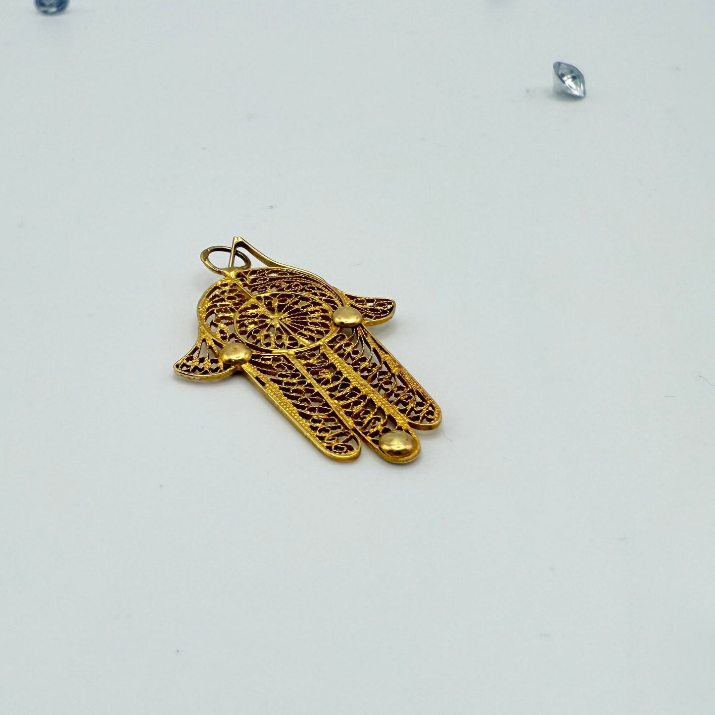 Pendentif main de fatma en Or Jaune 18K 2.26 Grs