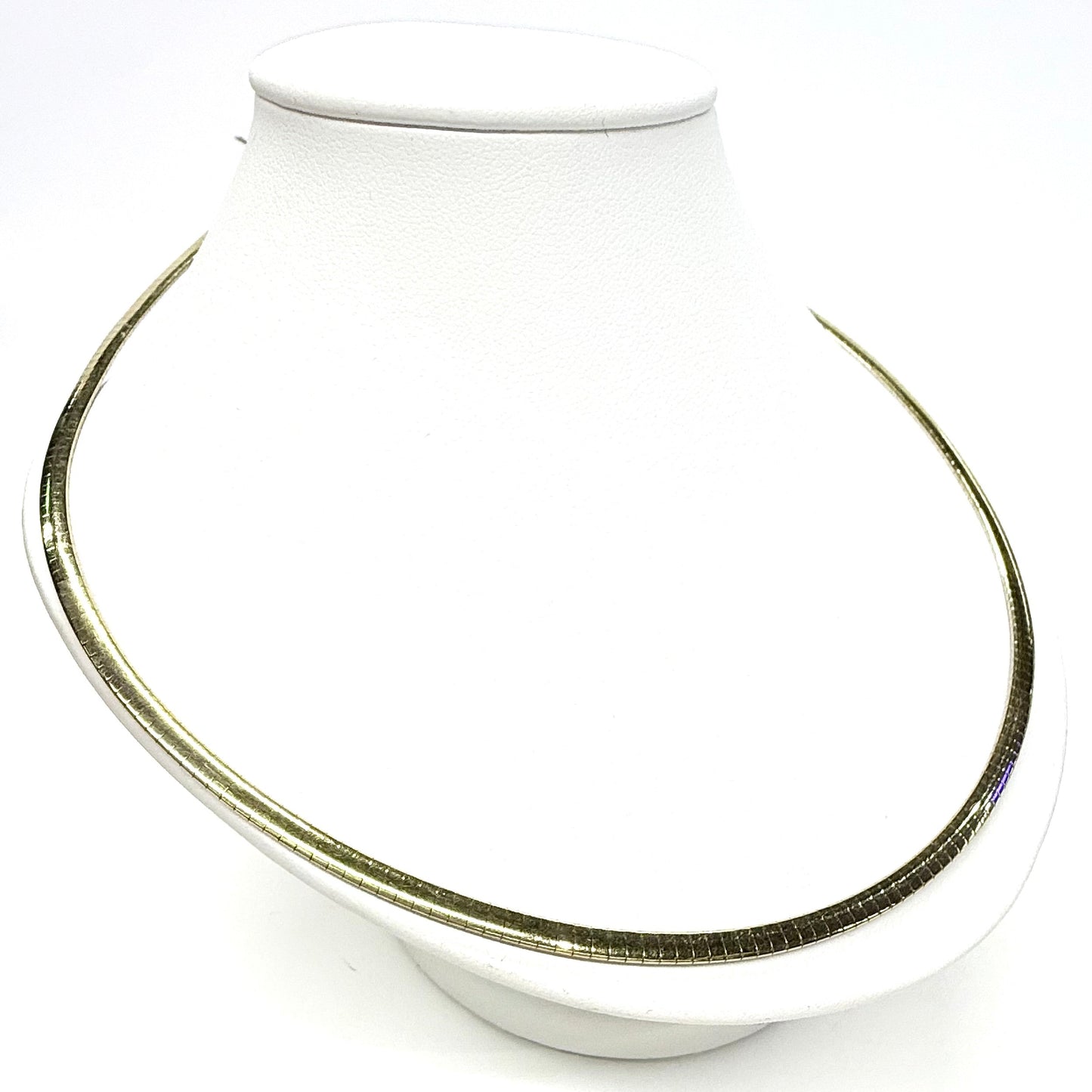 Collier Ras du Cou en Or Blanc 18k