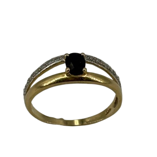Bague en Or Jaune 18K Taille-56