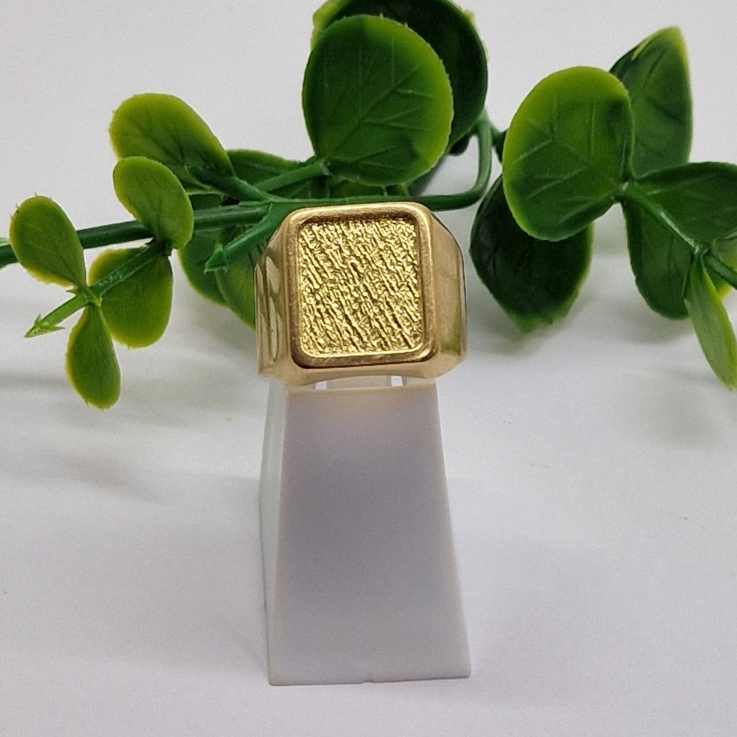 Bague Chevalière OR Jaune 750/1000 - Taille 61