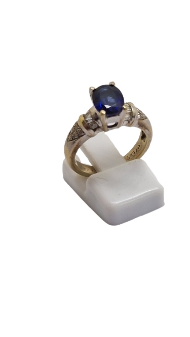 Bague Ancienne en Or Jaune 18k Taille-49