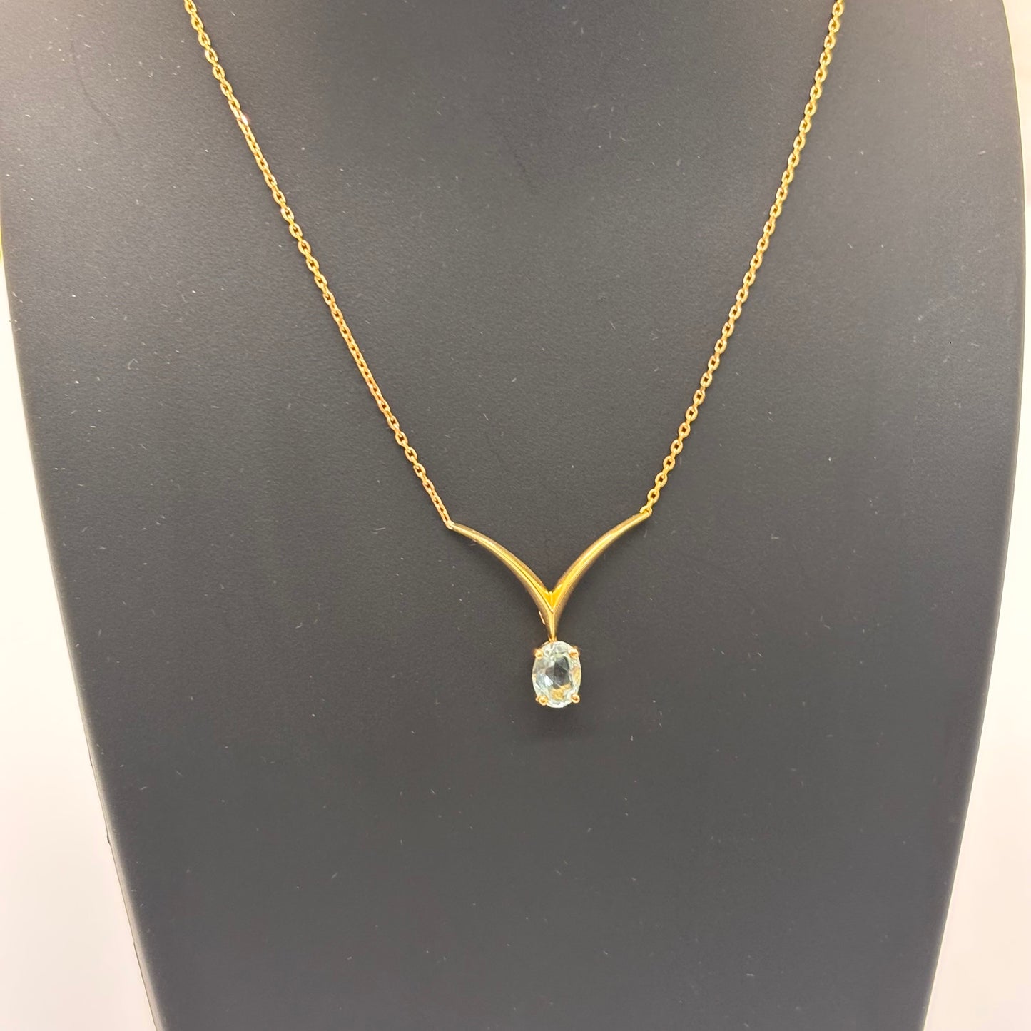 Collier ras du cou en or jaune 18K 2.83 Grs