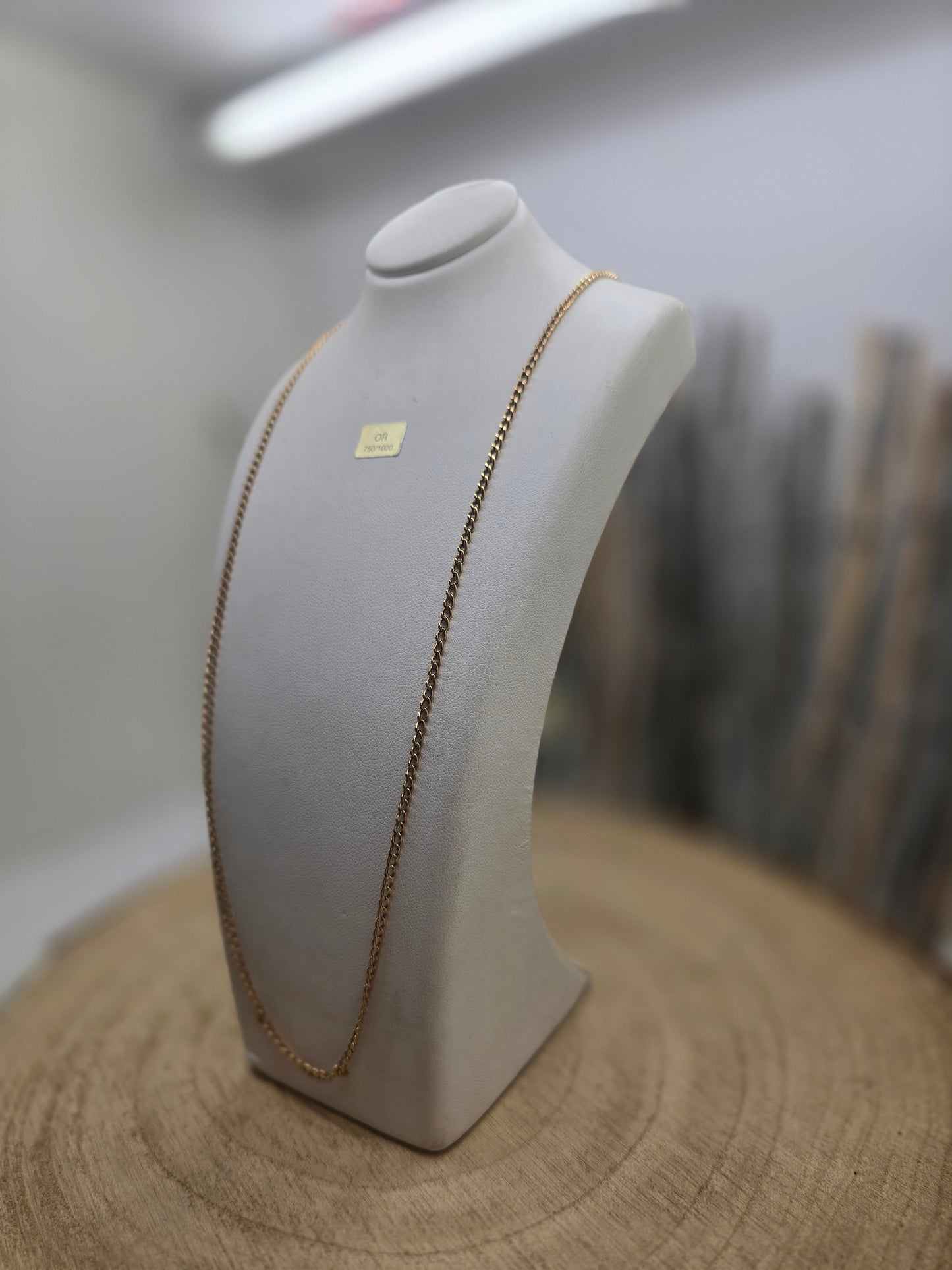 Collier Sautoir en Or Jaune 18K 11.36 Grs