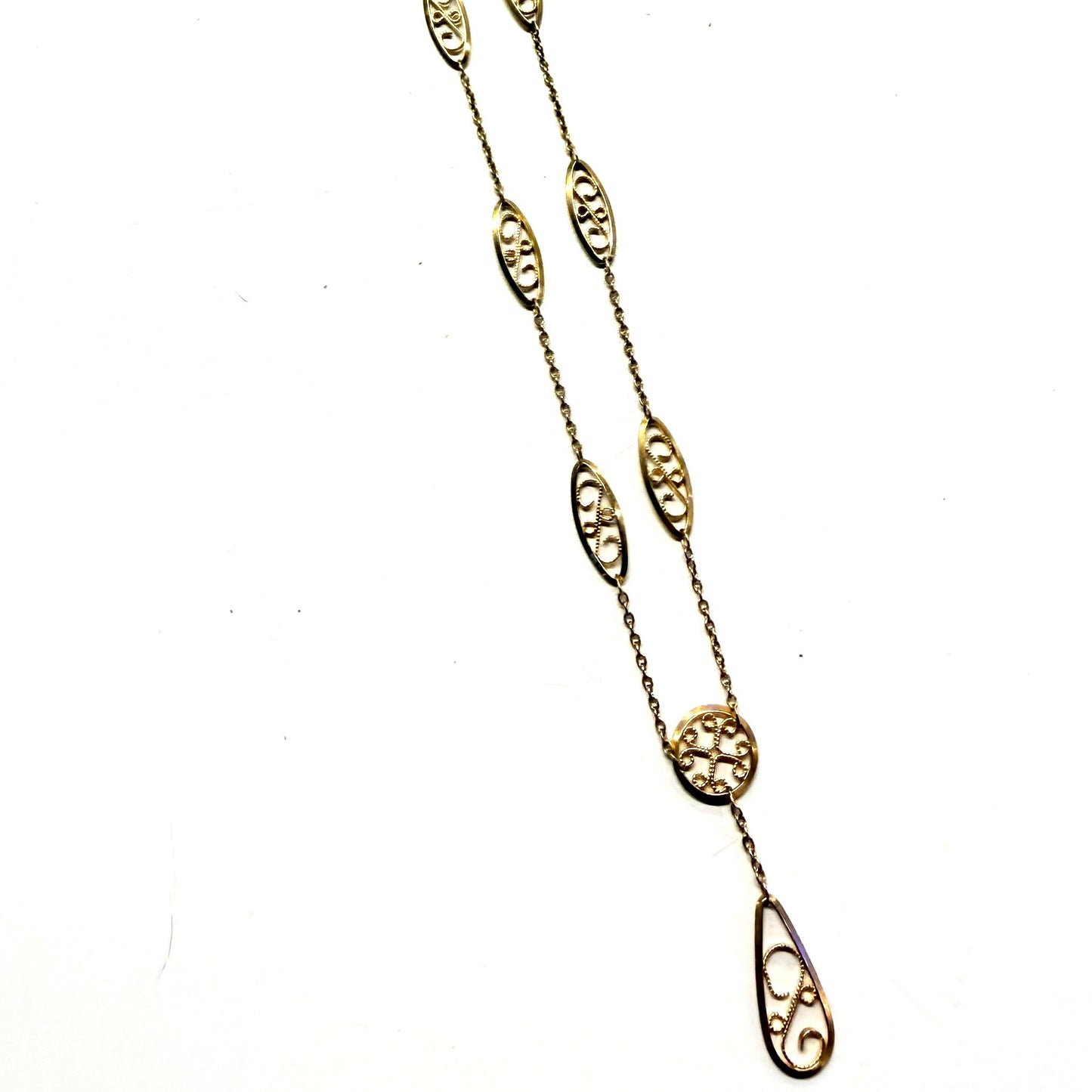 Collier Ras du Cou en Or Jaune 18k - 4.24g