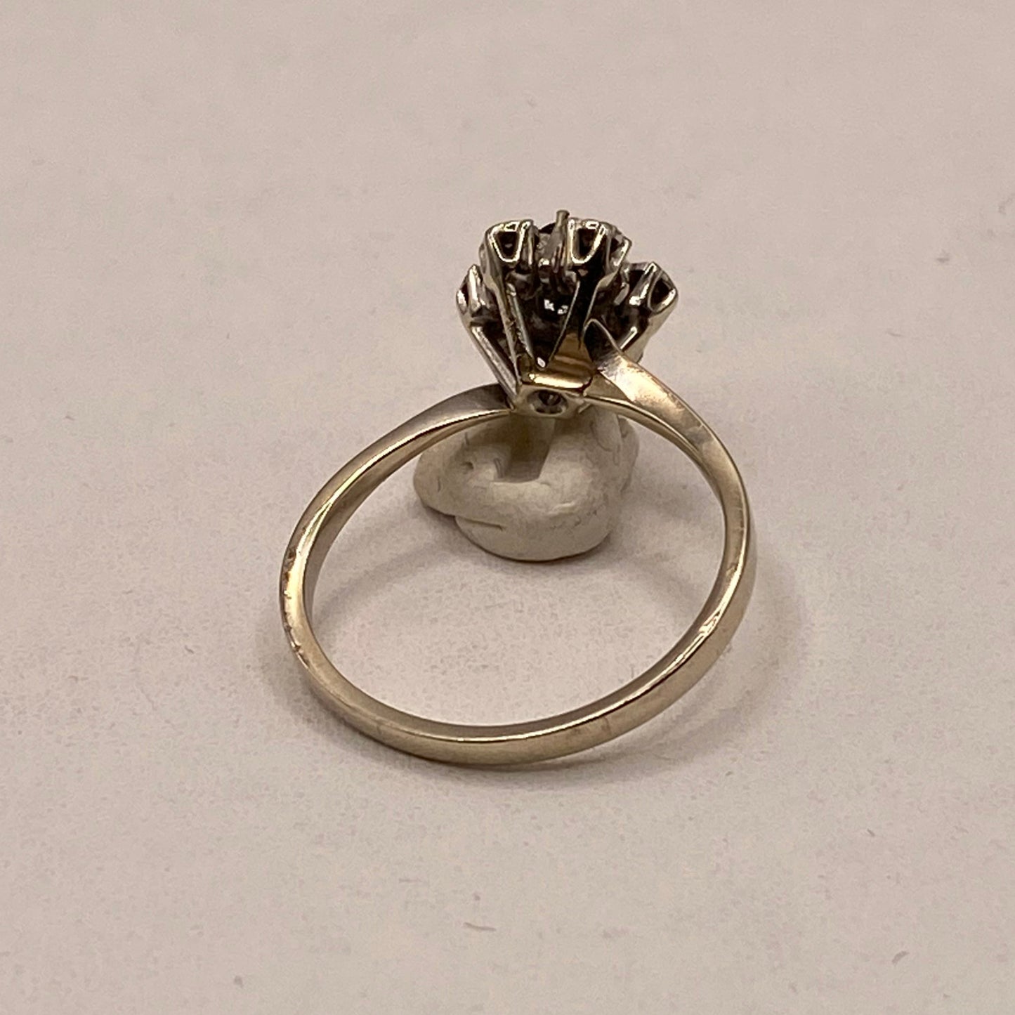 Bagues en Or Blanc 18K Taille-54