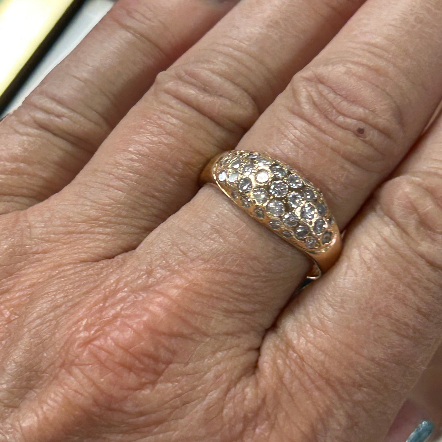 Bague en or blanc 18K Taille-62