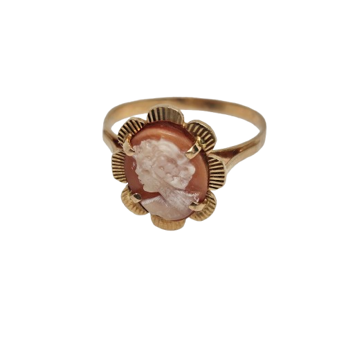 Bague en or jaune taille -51