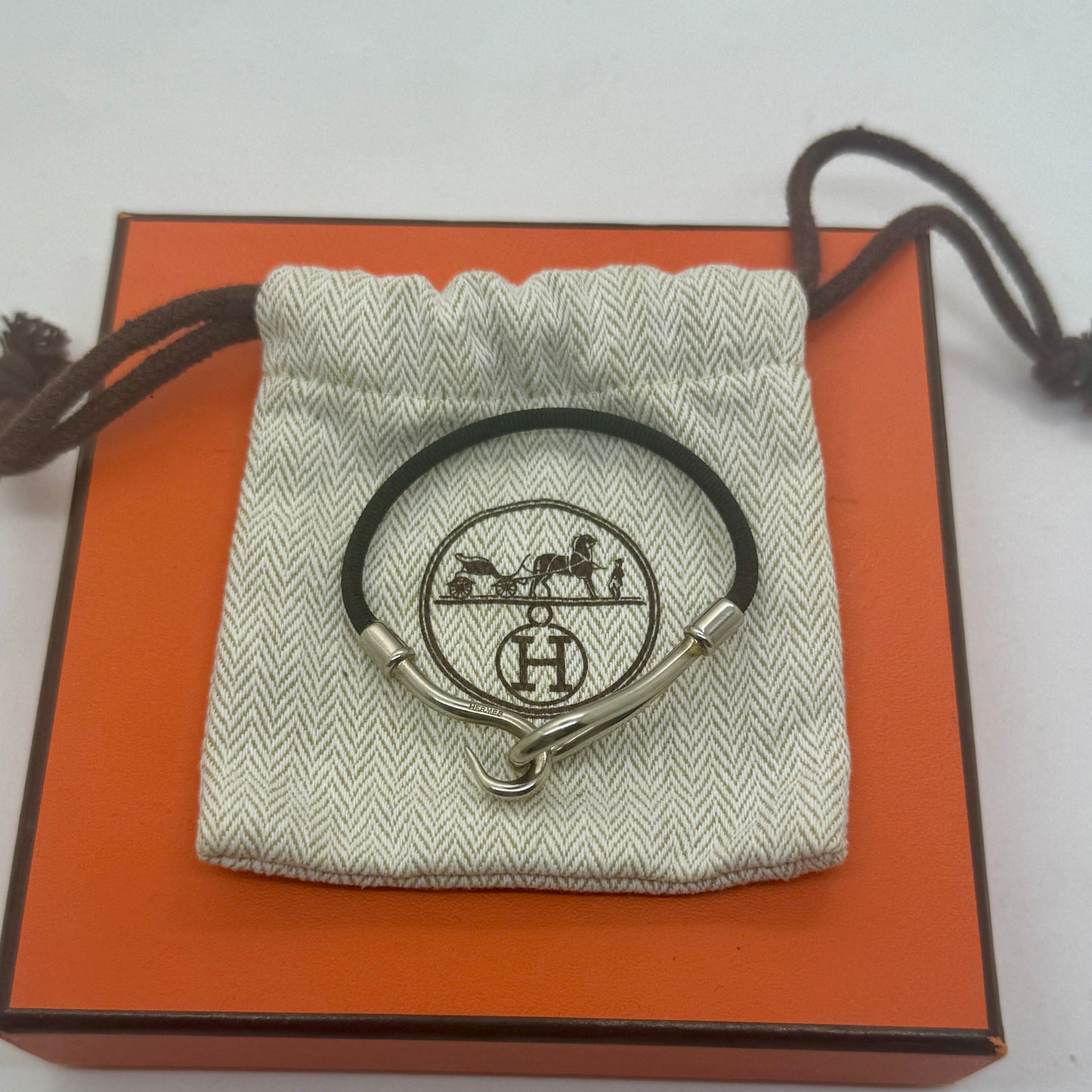 Bracelet Hermès en Nylon Fantaisie 9.05 Grs