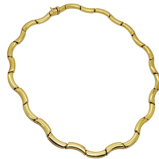 Collier Ras du Cou Or Jaune 18K -  23,90g